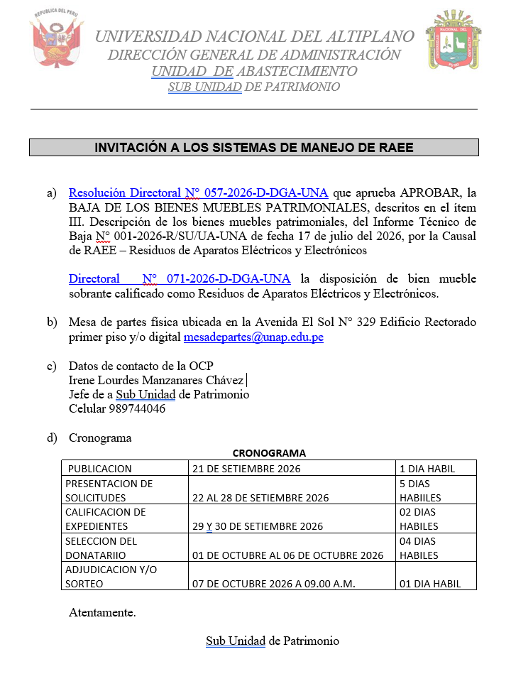 INVITACION RAEE