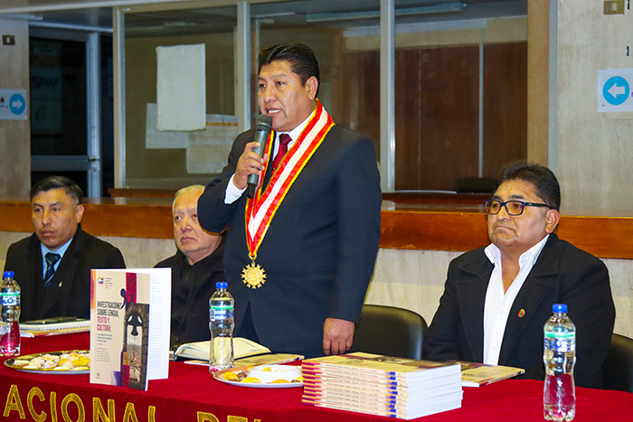 Participación de autoridades en la ceremonia